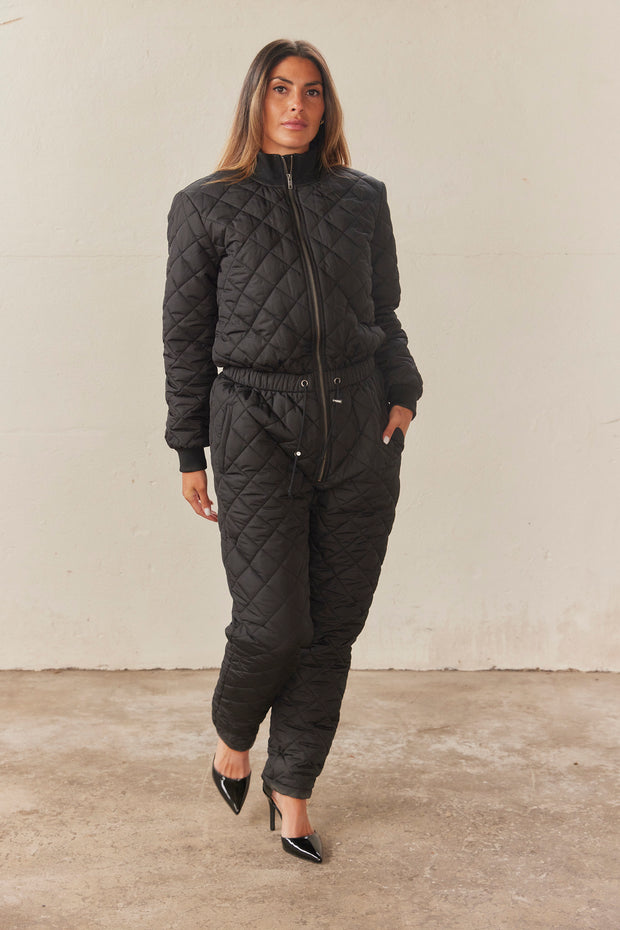 Lolly quilt jumpsuit | Sort | Termodragt fra French Laundry