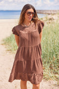 Ivy Anglaise Dress | Chocolate – nedsat