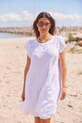 Ivy Anglaise Dress | White