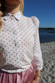 Flora Ls Blouse | Rosa Heart | Bluse fra Liberté