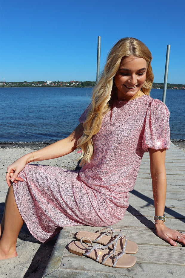 Paige Ss Blouse | Rosa Sequins | Bluse fra Liberté