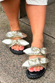 I Feel It Slippers |  Gold | Slippers fra Copenhagen Shoes