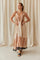 Rosalind Dress | Beige | French Laundry
