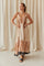 Rosalind Dress | Beige | French Laundry
