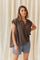 Broderie Anglaise Top | Dark Maroon
