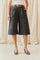 Zita Cotton Bermuda Shorts | Black