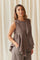 Palmina Tank top | Dark Maroon