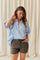 Penelope Puff Shirt | Sky Blue