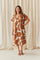 Aurelia Dress | Light Maroon | French Laundry