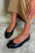 Like Moving - Patent Toe Ballerina | Sort | Ballerina fra Copenhagen Shoes