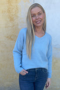 Allie Alpaka-Strick | Blau | Strick von Atelier C