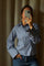 Rosa Check Shirt | Dark Blue | Skjorte fra Neo Noir