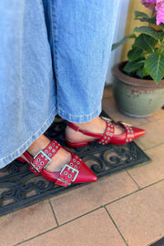 Rhi-Rhi Slingbacks | Wine | Sko fra Avery