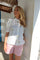 Flora Ss Blouse | Offwhite Embroidery | Bluse fra Liberté
