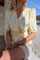 Tiki Ss Twist Blouse | Yellow | Bluse fra Liberté