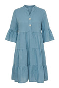 Vienna Dress | Blue | Kjole fra Atelier C – nedsat