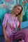 Tiki Ss Twist Blouse | Dusty Rose | Bluse fra Liberté