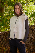 Celestia Knit Vest 9980 | Brown | Marta du Chateau