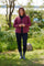 Ada Teddy Jacket | Mørkerød | Jakke fra French Laundry
