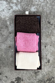 Amelia Glitter Sock Box | Strømper fra By Timm
