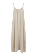 Sasmé Strap Dress | Beige | Kjole fra Atelier C – nedsat