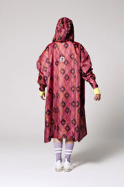 Ikat | Dark Pink | Regnponcho fra Rainkiss