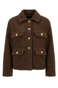 Coco Bouclé Jacket | Dark Brown