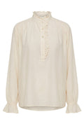 Silk Blend Shirt | Ecru | Skjorte fra Atelier C