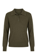Mauda Polo Knit | Chocolate