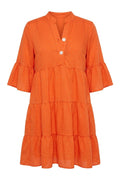 Vienna Dress | Orange | Kjole fra Atelier C – nedsat