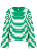 Soft Striped Long Sleeve | Bottle green