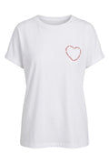 Amour Paris cotton tee | White