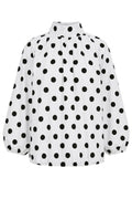 Dot Bow Shirt | White – nedsat