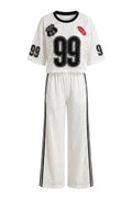 Peyton Sporty Lace Set | White | Avery – nedsat