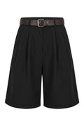 Ady Shorts W. Belt | Black | Avery