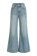 Jade Wide Leg Jeans | Hellblau | Jeans von Avery – nedsat