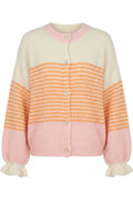 Striped Frill Knit | Orange