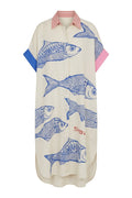 Sardinia Shirt Dress | White | Kjole fra Atelier C