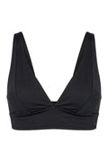Amber Triangle Bikini Top | Black