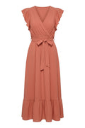 Flowy Dress | Burnt Orange | Kjole fra Avery