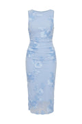 Roxy Floral Tulle Dress | Blue | Kjole fra Avery