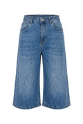 Carter Culotte Jeans | Denim Blue – nedsat