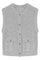 Kiss knit vest cardigan 54401 | Steel | Strik fra Gustav