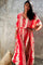 Waikiki Blues Dress | Red & White | Kjole fra Statebird