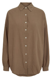 Line Ls Shirt | Brown | Skjorte fra Liberté
