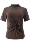 Lise Ss Twist Top 22484 | Dark Brown | Liberté