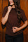 Lise Ss Twist Top 22484 | Dark Brown | Liberté
