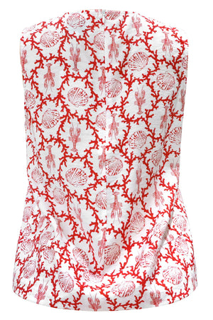 Lobbi Top | Lobster Red