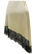 Lola Asymteric Skirt | Champagne Black
