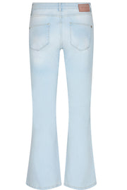 Alli Flare Light Jeans | Light Blue | Jeans fra Mos Mosh